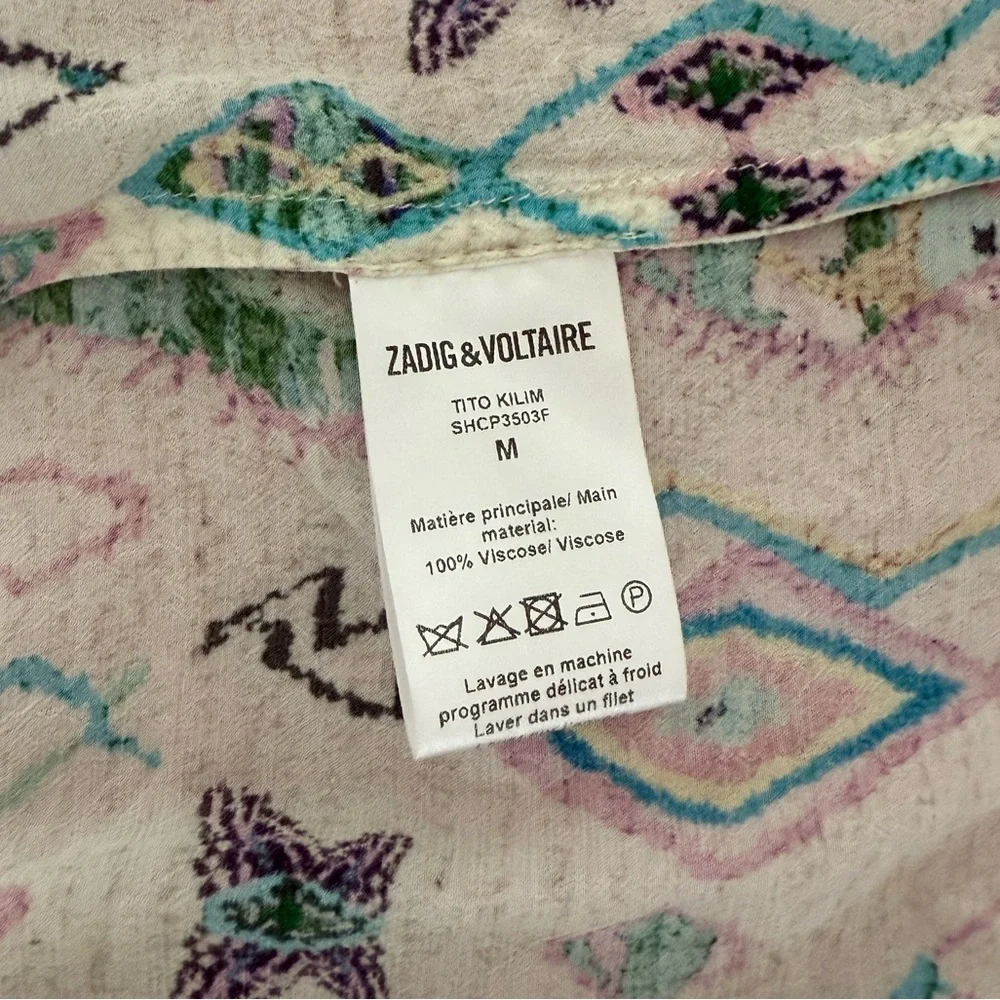 Zadig & Voltaire Tito Kilim Blouse - Picture 4 of 5